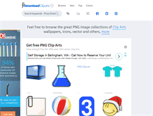 Tablet Screenshot of downloadclipart.net